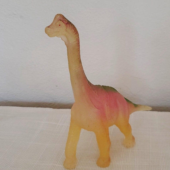 Vintage Translucent  Neon Glowing Brachiosaurus Dinosaur - Picture 3 of 8